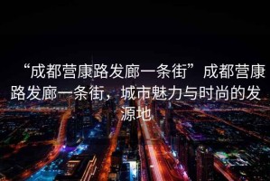 “成都營(yíng)康路發(fā)廊一條街”成都營(yíng)康路發(fā)廊一條街，城市魅力與時(shí)尚的發(fā)源地