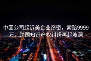 中國公司起訴美企業(yè)竊密，索賠9999萬，跨國知識產(chǎn)權(quán)糾紛再起波瀾