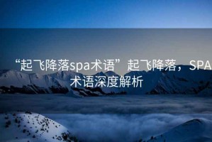 “起飛降落spa術(shù)語”起飛降落，SPA術(shù)語深度解析