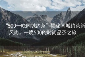 “500一晚同城約茶”揭秘同城約茶新風(fēng)尚，一晚500的時(shí)尚品茶之旅