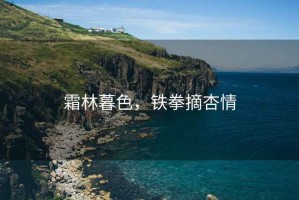 霜林暮色，鐵拳摘杏情