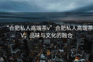 “合肥私人高端茶v”合肥私人高端茶V，品味與文化的融合