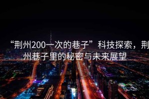 “荊州200一次的巷子”科技探索，荊州巷子里的秘密與未來展望