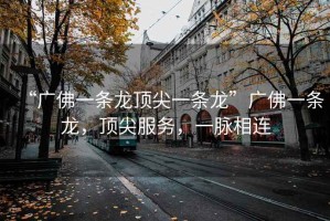 “廣佛一條龍頂尖一條龍”廣佛一條龍，頂尖服務(wù)，一脈相連