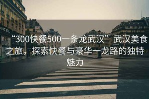 “300快餐500一條龍武漢”武漢美食之旅，探索快餐與豪華一龍路的獨(dú)特魅力