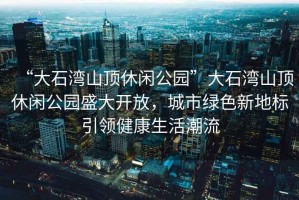 “大石灣山頂休閑公園”大石灣山頂休閑公園盛大開放，城市綠色新地標(biāo)引領(lǐng)健康生活潮流