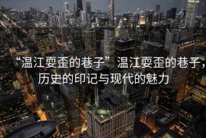 “溫江耍歪的巷子”溫江耍歪的巷子，歷史的印記與現(xiàn)代的魅力