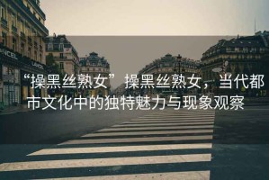 “操黑絲熟女”操黑絲熟女，當(dāng)代都市文化中的獨特魅力與現(xiàn)象觀察
