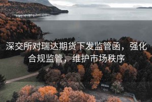 深交所對瑞達期貨下發(fā)監(jiān)管函，強化合規(guī)監(jiān)管，維護市場秩序
