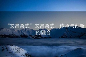 “文昌柔式”文昌柔式，傳承與創(chuàng)新的融合