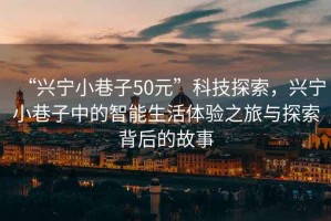“興寧小巷子50元”科技探索，興寧小巷子中的智能生活體驗(yàn)之旅與探索背后的故事