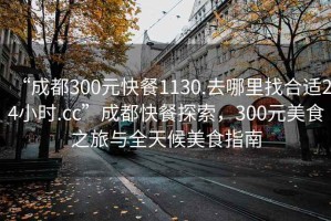 “成都300元快餐1130.去哪里找合適24小時(shí).cc”成都快餐探索，300元美食之旅與全天候美食指南