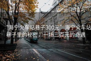 “海寧火車站巷子300元”海寧火車站巷子里的秘密，一場(chǎng)三百元的奇遇