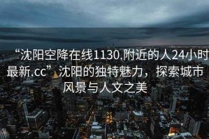 “沈陽空降在線1130.附近的人24小時(shí)最新.cc”沈陽的獨(dú)特魅力，探索城市風(fēng)景與人文之美
