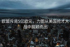歐盟斥資5億歐元，力圖從美國(guó)搶才大戰(zhàn)中脫穎而出