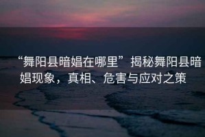 “舞陽(yáng)縣暗娼在哪里”揭秘舞陽(yáng)縣暗娼現(xiàn)象，真相、危害與應(yīng)對(duì)之策