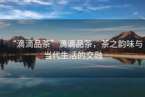 “滴滴品茶”滴滴品茶，茶之韻味與當(dāng)代生活的交融