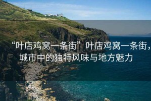 “葉店雞窩一條街”葉店雞窩一條街，城市中的獨特風(fēng)味與地方魅力