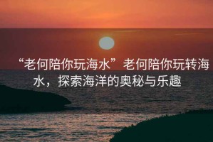 “老何陪你玩海水”老何陪你玩轉(zhuǎn)海水，探索海洋的奧秘與樂(lè)趣