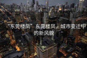 “東莞樓鳳”東莞樓鳳，城市變遷中的新風貌