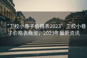 “衛(wèi)校小巷子價格表2023”衛(wèi)校小巷子價格表概覽，2023年最新資訊
