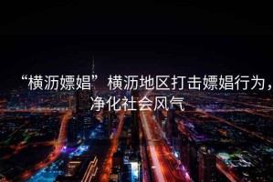“橫瀝嫖娼”橫瀝地區(qū)打擊嫖娼行為，凈化社會(huì)風(fēng)氣