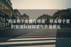 “慈溪巷子愛(ài)情在哪里”慈溪巷子里的愛(ài)情科技探索與浪漫邂逅