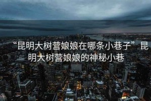 “昆明大樹(shù)營(yíng)娘娘在哪條小巷子”昆明大樹(shù)營(yíng)娘娘的神秘小巷
