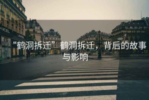 “鶴洞拆遷”鶴洞拆遷，背后的故事與影響