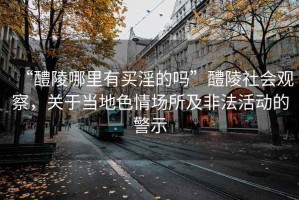 “醴陵哪里有買淫的嗎”醴陵社會(huì)觀察，關(guān)于當(dāng)?shù)厣閳?chǎng)所及非法活動(dòng)的警示