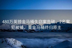 480萬英鎊金馬桶失竊案告破，2名案犯被捕，重金馬桶終歸原主