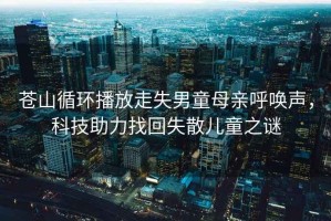 蒼山循環(huán)播放走失男童母親呼喚聲，科技助力找回失散兒童之謎