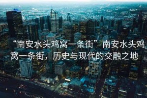 “南安水頭雞窩一條街”南安水頭雞窩一條街，歷史與現(xiàn)代的交融之地