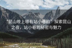 “昆山晚上哪有站小巷的”探索昆山之夜，站小巷的秘密與魅力