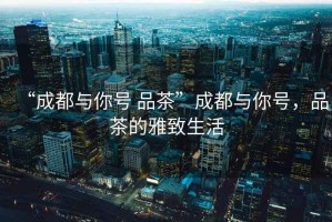 “成都與你號 品茶”成都與你號，品茶的雅致生活