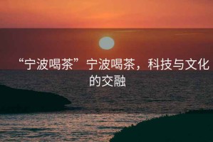 “寧波喝茶”寧波喝茶，科技與文化的交融