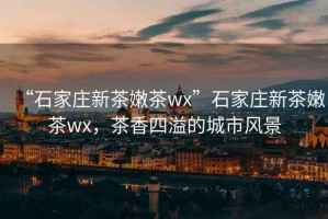 “石家莊新茶嫩茶wx”石家莊新茶嫩茶wx，茶香四溢的城市風(fēng)景