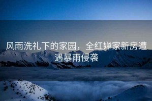 風(fēng)雨洗禮下的家園，全紅嬋家新房遭遇暴雨侵襲
