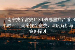 “南寧找個富婆1130.去哪里找合適24小時.cc”南寧找個富婆，深度解析與策略探討