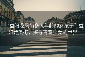 “益陽龍鳳街多大年齡的女孩子”益陽龍鳳街，探尋青春少女的世界