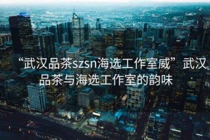 “武漢品茶szsn海選工作室威”武漢品茶與海選工作室的韻味