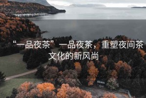 “一品夜茶”一品夜茶，重塑夜間茶文化的新風(fēng)尚