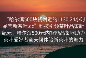 “哈爾濱500塊錢附近約1130.24小時品鑒新茶葉.cc”科技引領(lǐng)茶葉品鑒新紀元，哈爾濱500元內(nèi)智能品鑒器助力茶葉愛好者全天候體驗新茶葉的魅力