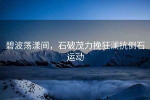 碧波蕩漾間，石破茂力挽狂瀾抗倒石運(yùn)動(dòng)