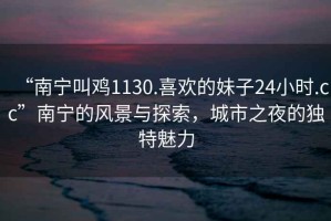 “南寧叫雞1130.喜歡的妹子24小時(shí).cc”南寧的風(fēng)景與探索，城市之夜的獨(dú)特魅力