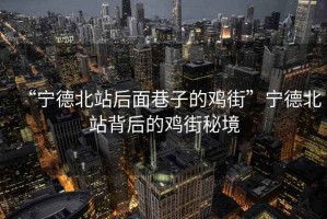 “寧德北站后面巷子的雞街”寧德北站背后的雞街秘境