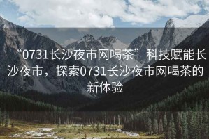 “0731長(zhǎng)沙夜市網(wǎng)喝茶”科技賦能長(zhǎng)沙夜市，探索0731長(zhǎng)沙夜市網(wǎng)喝茶的新體驗(yàn)