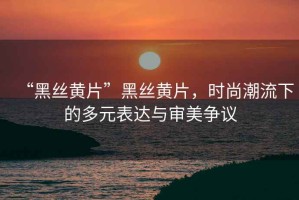 “黑絲黃片”黑絲黃片，時尚潮流下的多元表達(dá)與審美爭議