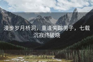 漫步歲月橋洞，重逢失蹤男子，七載沉寂終破曉