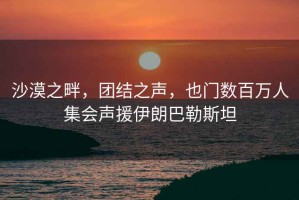沙漠之畔，團(tuán)結(jié)之聲，也門數(shù)百萬(wàn)人集會(huì)聲援伊朗巴勒斯坦